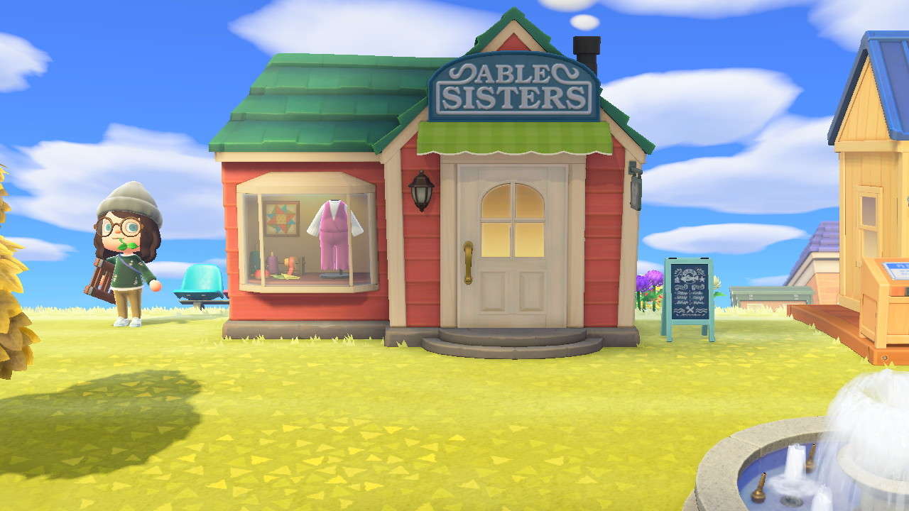 عبور الحيوانات: New Horizons Able Sisters Clothing Shop Unlock Guide