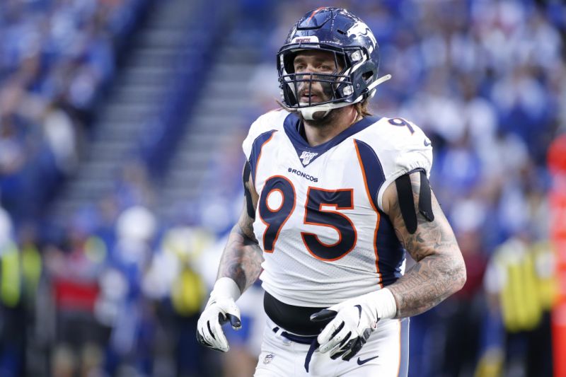 توصلت عائلة Ravens إلى اتفاق مع Derek Wolfe بعد أن تم إبرام اتفاقية Michael Brockers. (تصوير جاستن كاسترلاين / غيتي إيماجز)