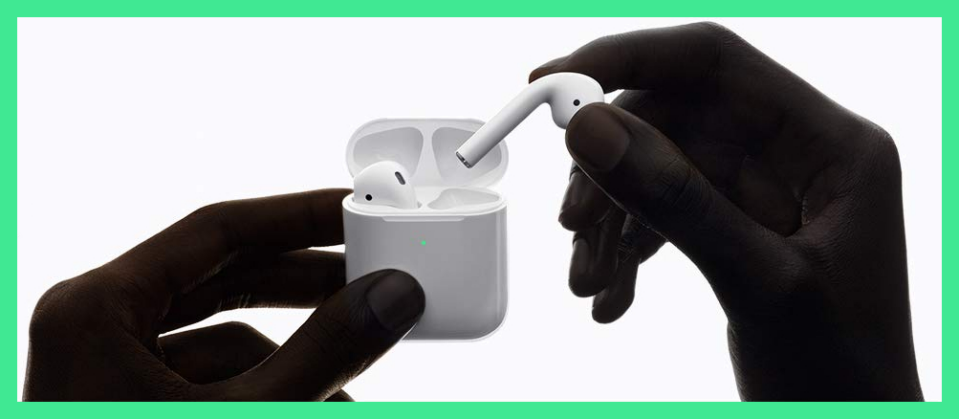 وفر 68 دولارًا على Apple AirPods (الجيل الثاني) مع علبة الشحن اللاسلكي (الصورة: Apple)