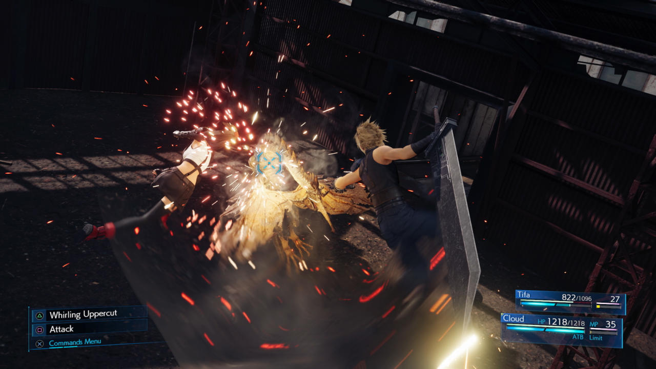 يشجع قتال FFVII Remake في الوقت الفعلي أيضًا الأعداء المذهلين والحصول على ضرباتك للحصول على أكبر قدر من الضرر.