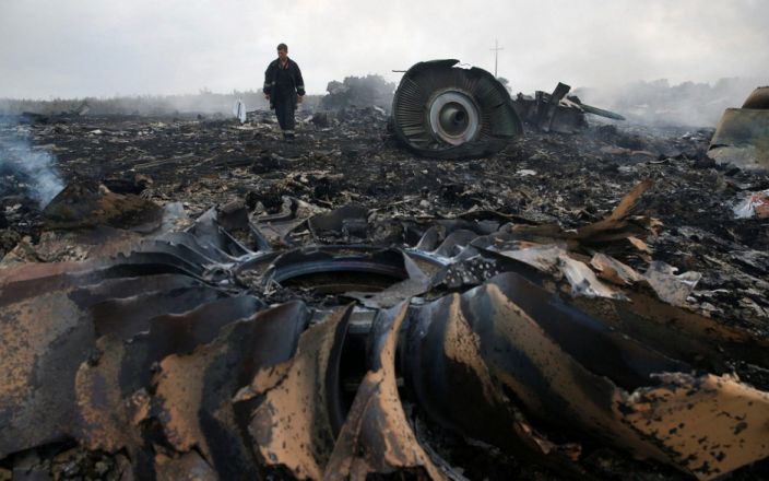 تم إسقاط MH17 فوق شرق أوكرانيا في يوليو 2014