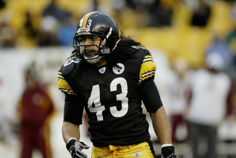 Safety Troy Polamalu رقم 43 من بيتسبرغ ستيلرز 