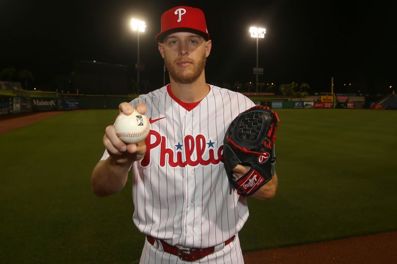 إبريق Phillies Zack Wheeler لديه سبب وجيه لعدم الإعجاب بموسم MLB المعزول المقترح. (تصوير كليف ويلش / Icon Sportswire عبر Getty Images)