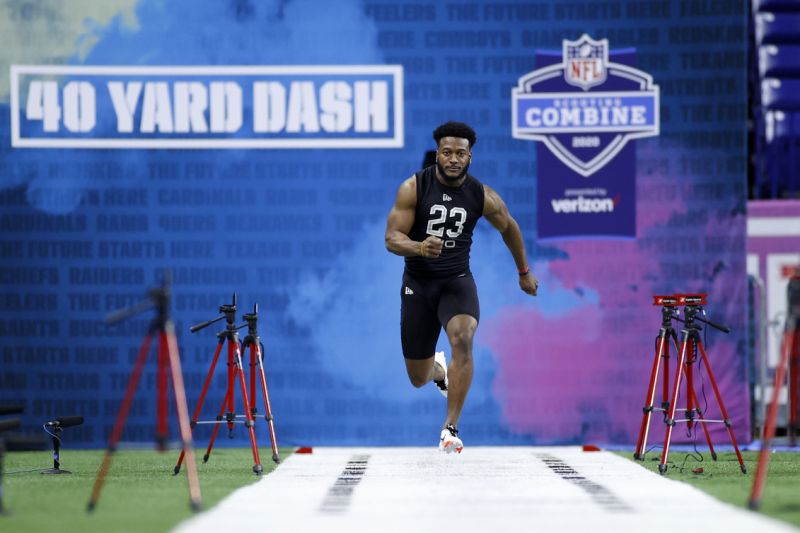 The Los Angeles Chargers may have gotten a steal in Round 7 with former Ohio State wide receiver K.J. Hill. (Photo by Joe Robbins/Getty Images)